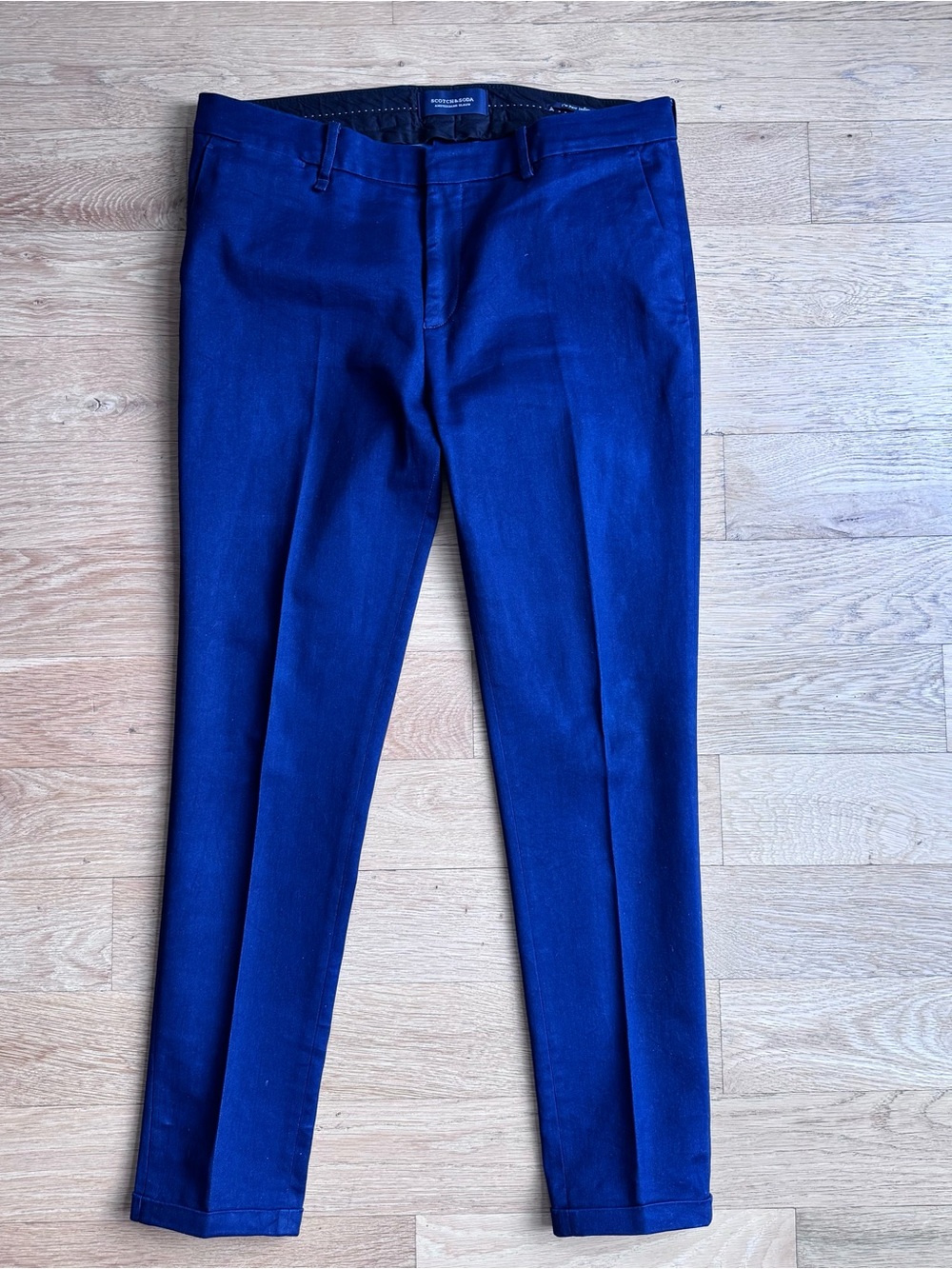 Scotch & Soda Indigo Blue Dress Pants